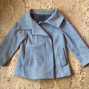 Gray Madewell wool coat